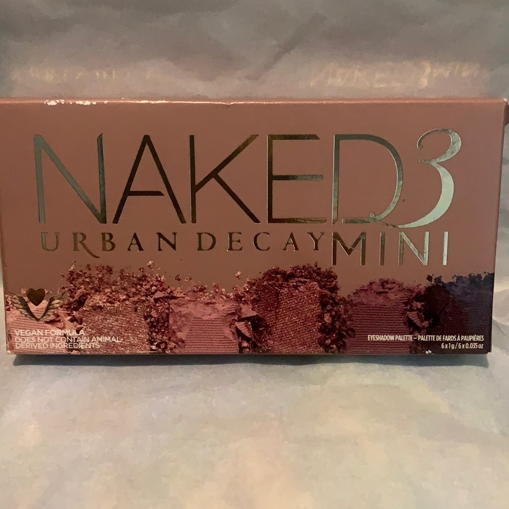 Urban Decay Naked 3 mini pallet with mirror